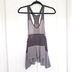 Splendid, loose fit racer back Grey tank top